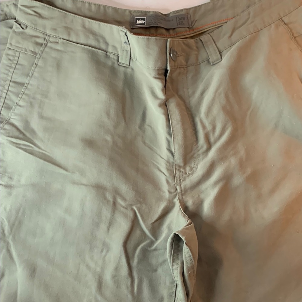 REI Men's Green Casual Pants 34x32 - Picture 1 of 9